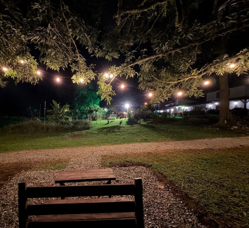 Jardines del cafe entre nubes