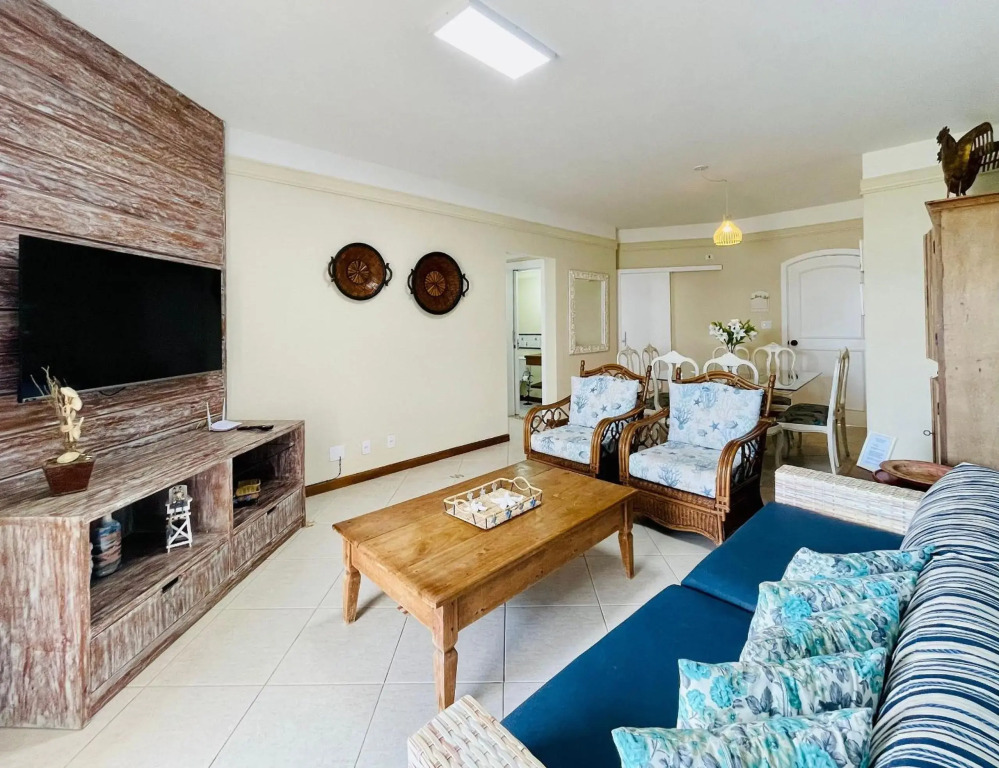Apartamento em condomínio com infraestrutura de lazer completo e vista para o mar na Costa Verde da Tabatinga