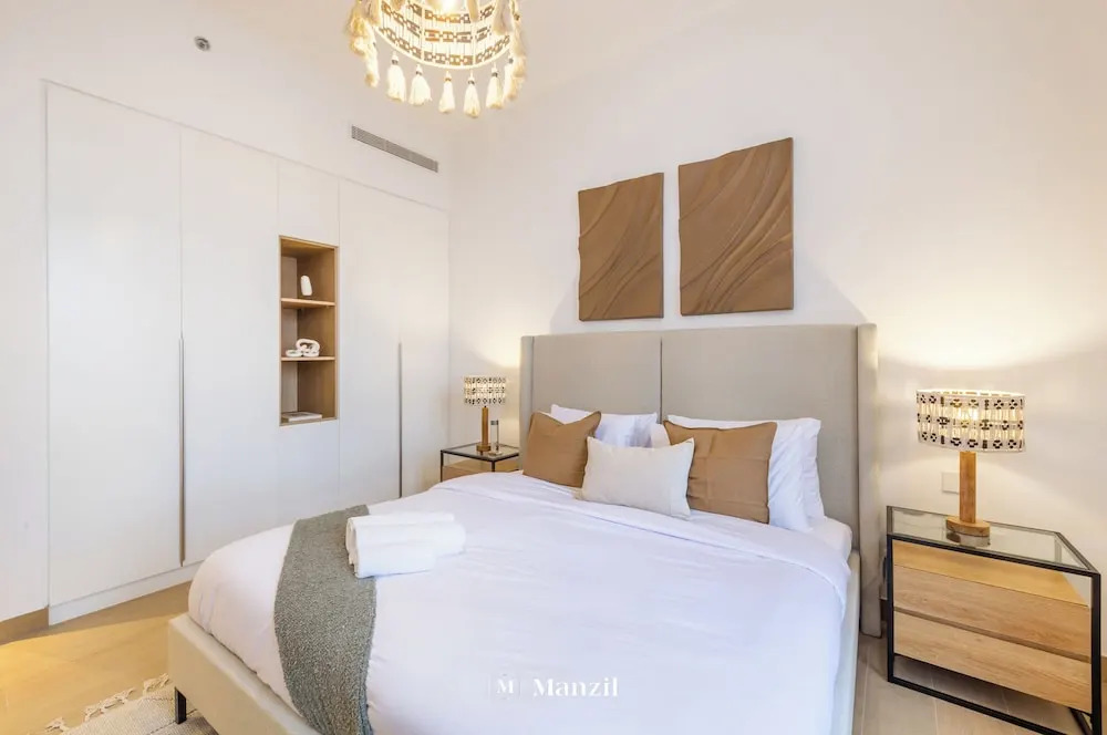 Manzil - 1BR | Near La Mer Beach | Pool & Sea View