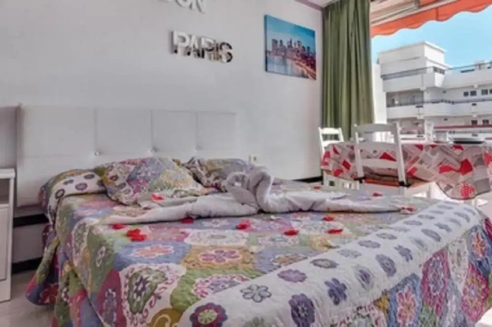The Olimpia Building, Located Next to Playa del Bobo in Playa de las Americas,