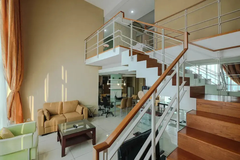 Spacious 1BR Two-Level Apartment at CityLofts Sudirman