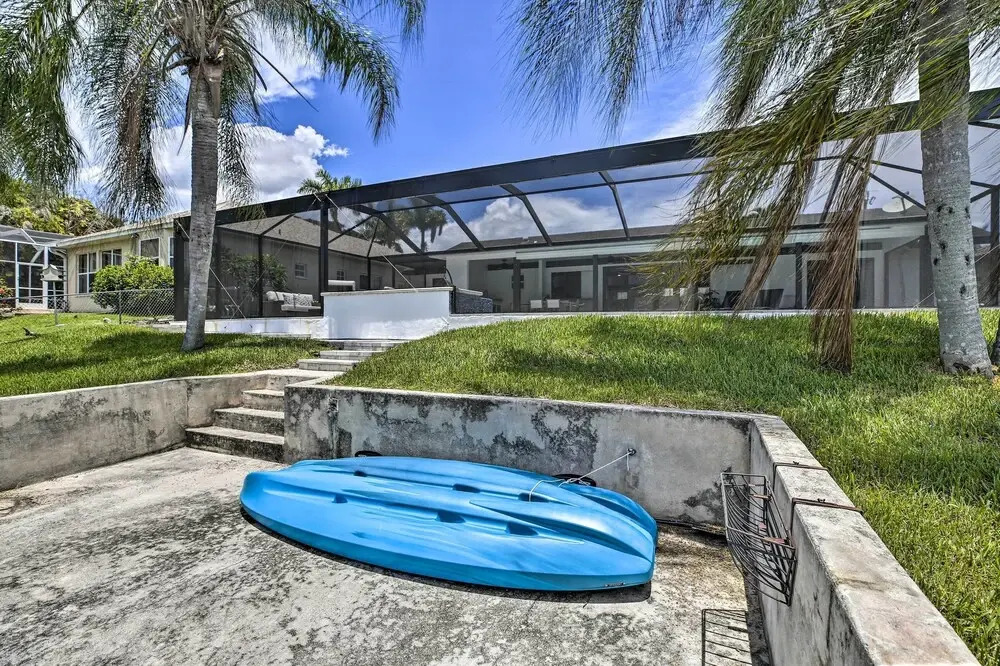 Canal-front Cape Coral Home: Pool & Patio