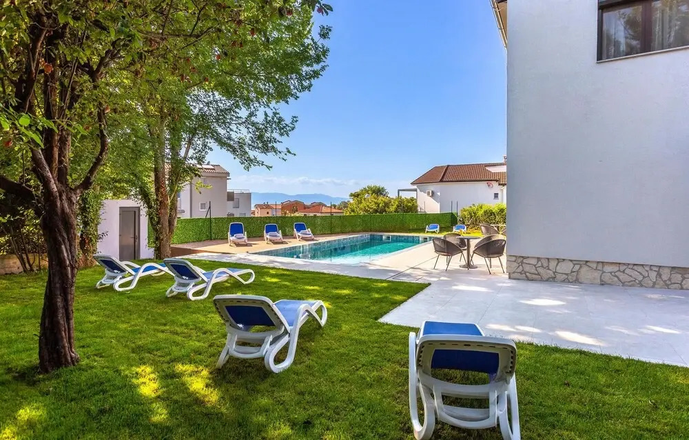 Beautiful Home in Njivice With Outdoor Swimming Pool, Wifi and 5 Bedrooms