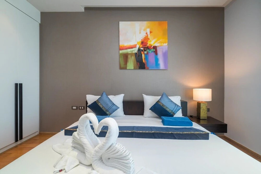 Et703 - Patong Great Condo for 4 People Open View Shuttle Pool and gym