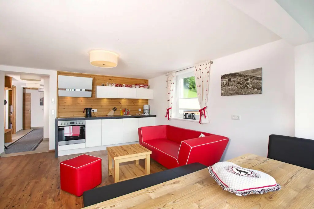 Apartment in Neukirchen with a balcony