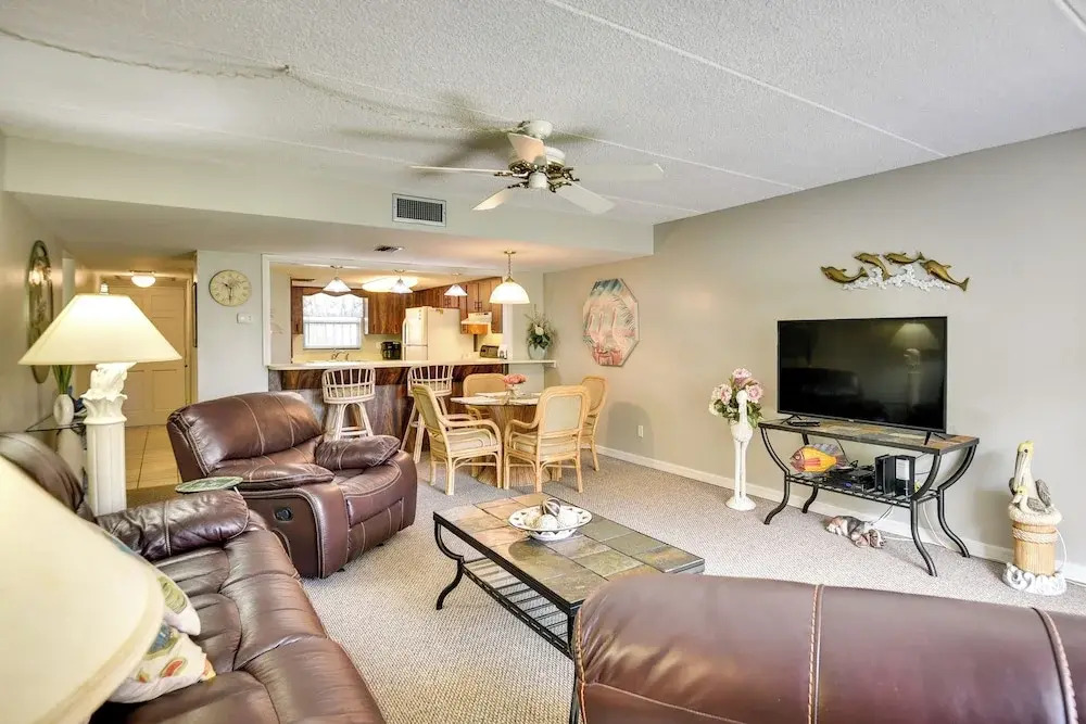 Daytona Beach Shores Condo Rental: Walk to Beach!