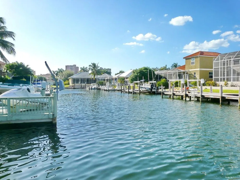Pet-friendly waterfront home near beach with pool