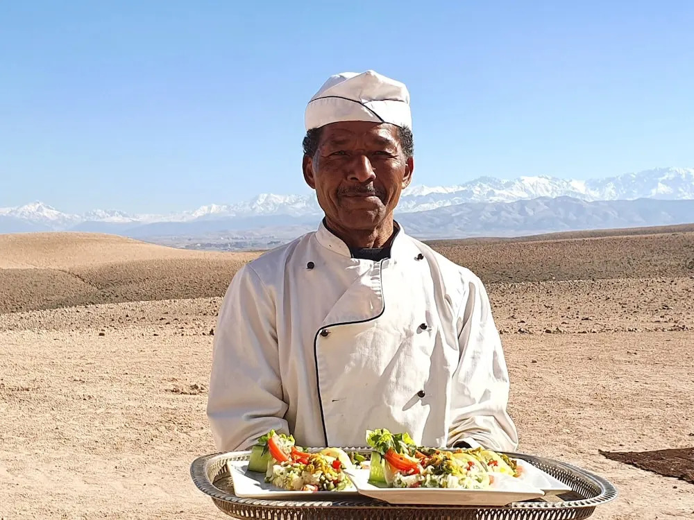 Stargazing Tent at Nkhila Lodge, Agafay Desert Camp