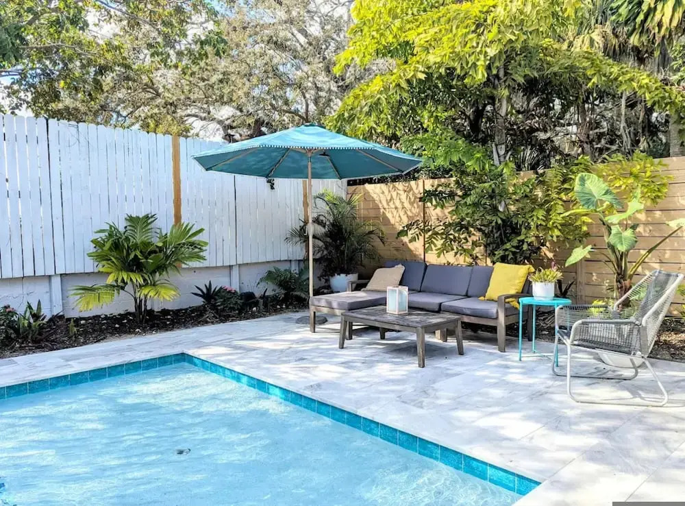 Castaways Casita Saltwater Pool Dog Friendly