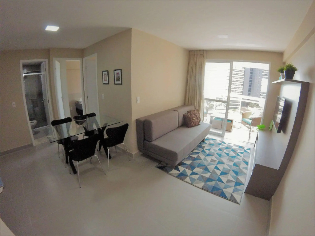 Flat no mais novo edifício conceito com linda vista mar !!!