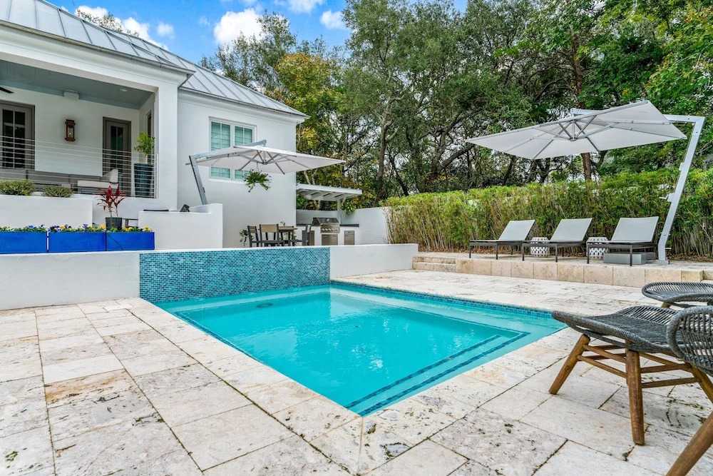 Upscale Beach Estate With Private Pool + Carriage House And Less Than 300 Yards From The Beach 6 Bedroom Home by RedAwning