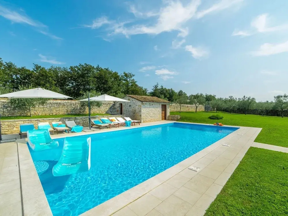 Enchanting villa with beautiful stone architecture