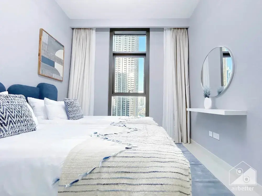 Luxurious 4B Balcony & Views Burjcrown Downtown