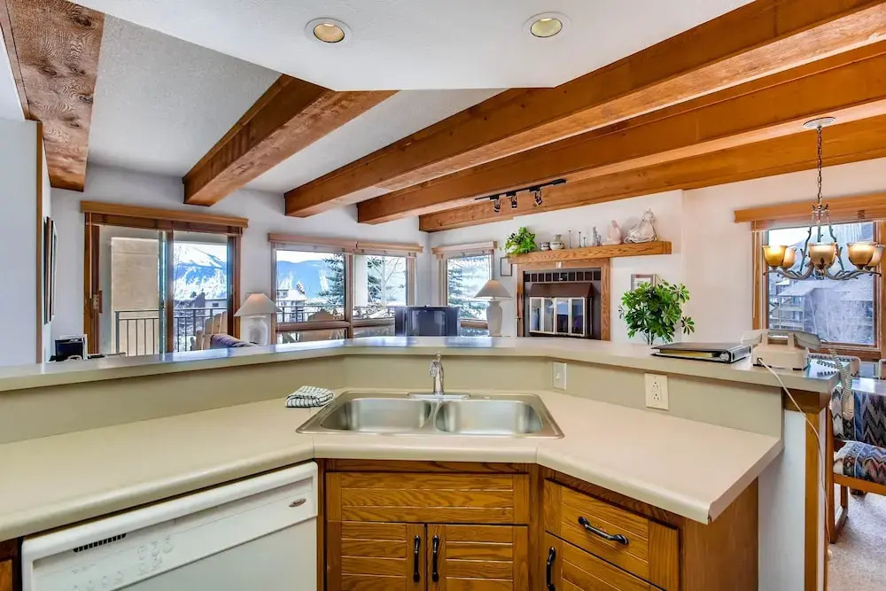 2 Br Sleeps 5 People With Mountain Views 2 Bedroom Condo - No Cleaning Fee! by RedAwning
