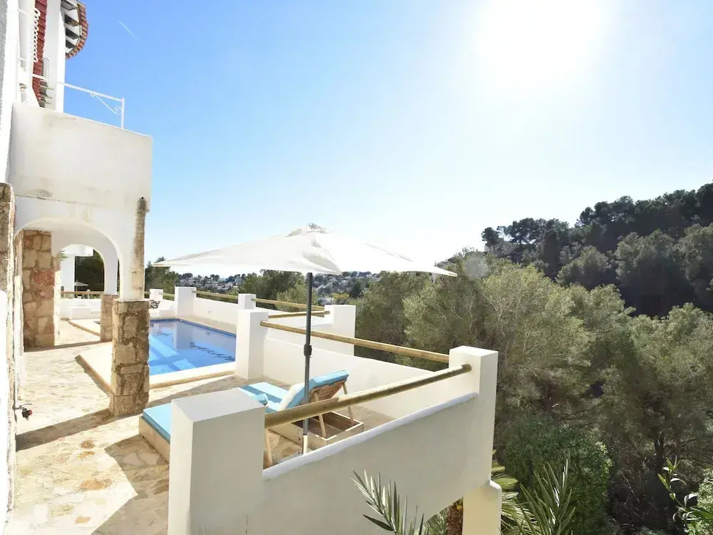 Ibiza-style Villa in Moraira with Private Pool and magnificent view