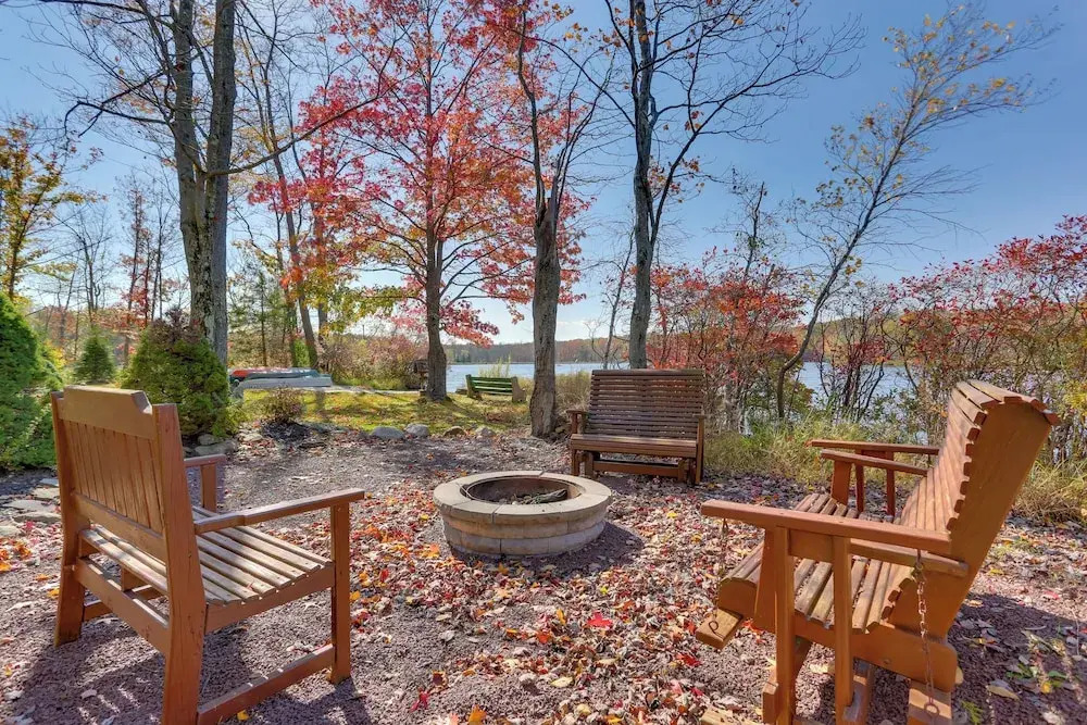 Ski, Swim & Relax: Waterfront Haven on Pines Lake!