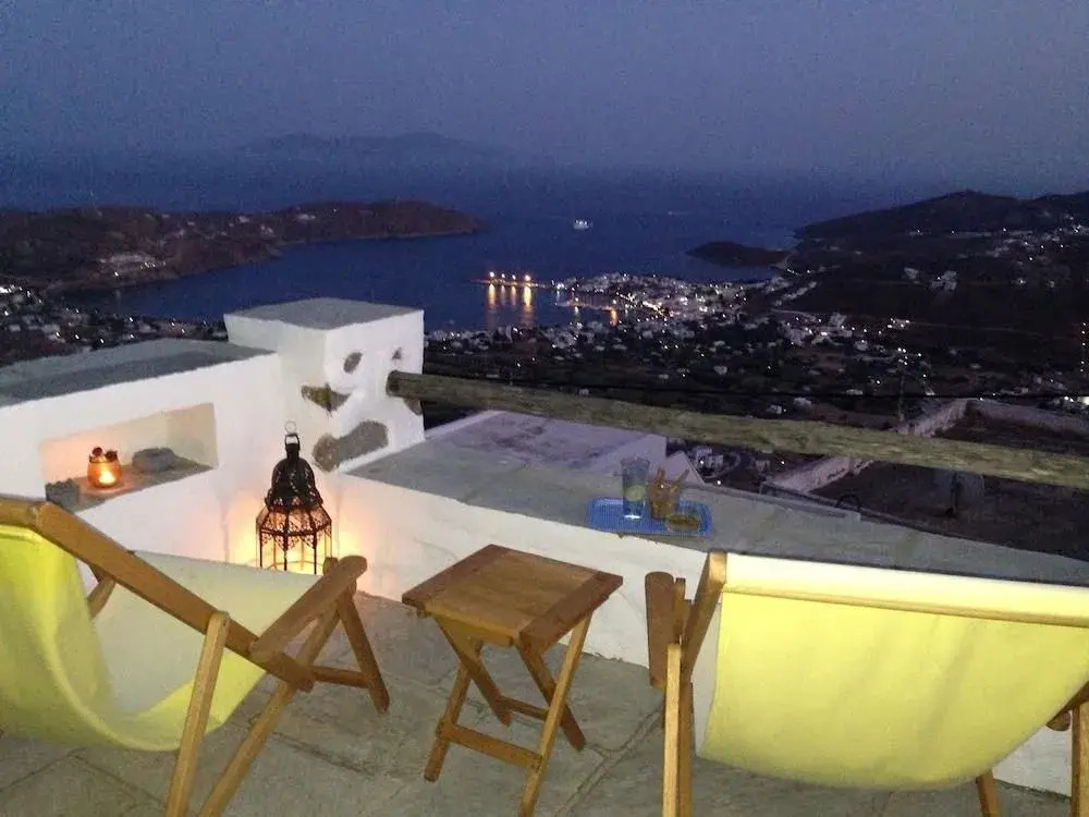 Traditional stone house with breathtaking view