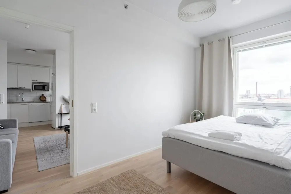 Stunning Views 1BR Home with Sauna and Balcony