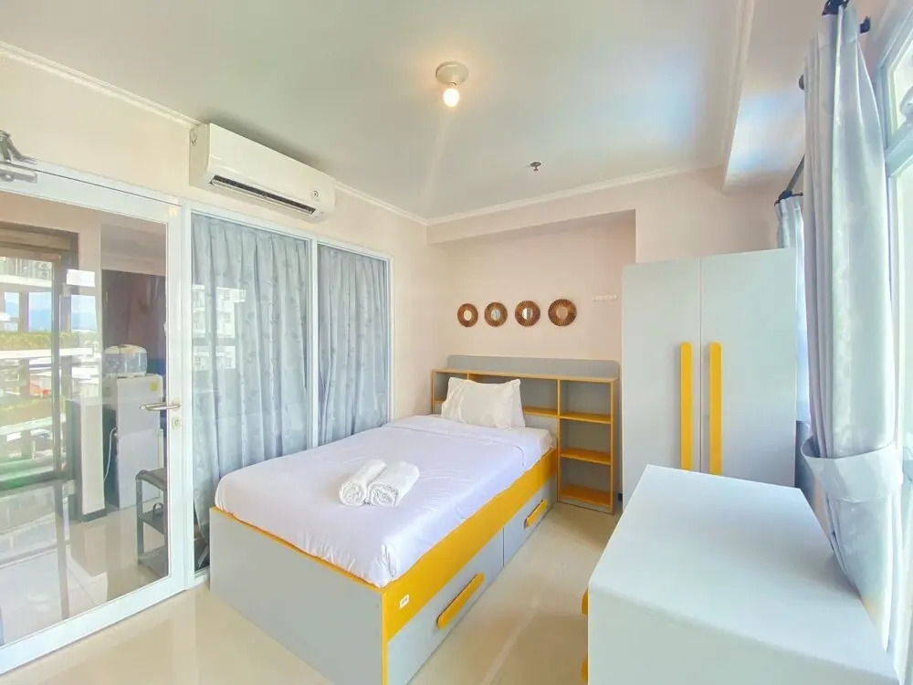 Cozy 1Br Hook Apartment With Pool View At Gateway Pasteur
