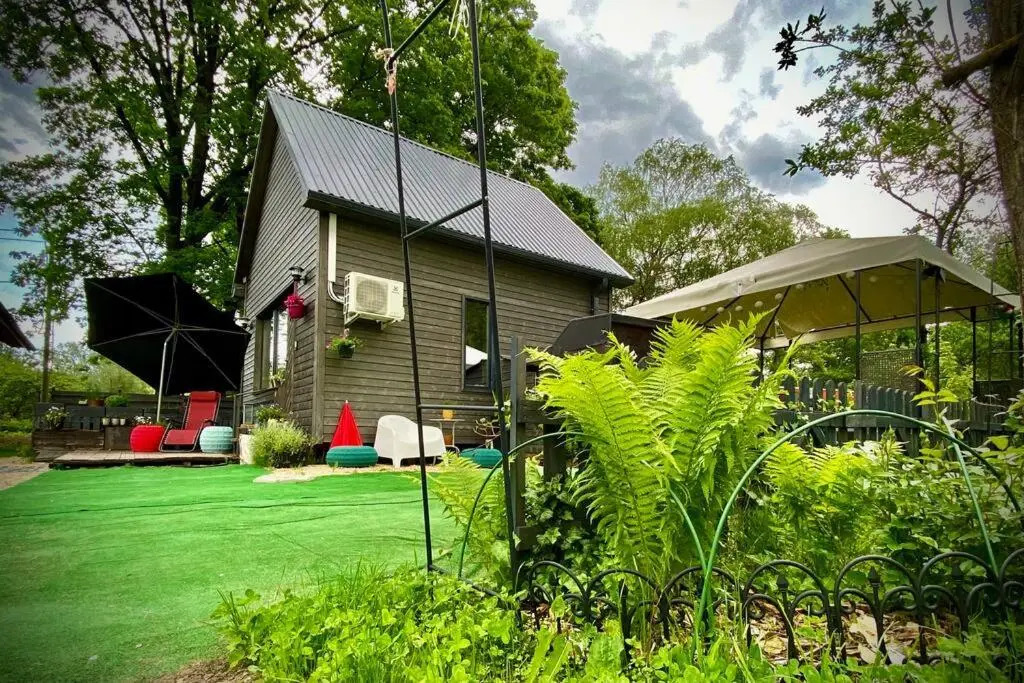 Amazing little house on an island with garden