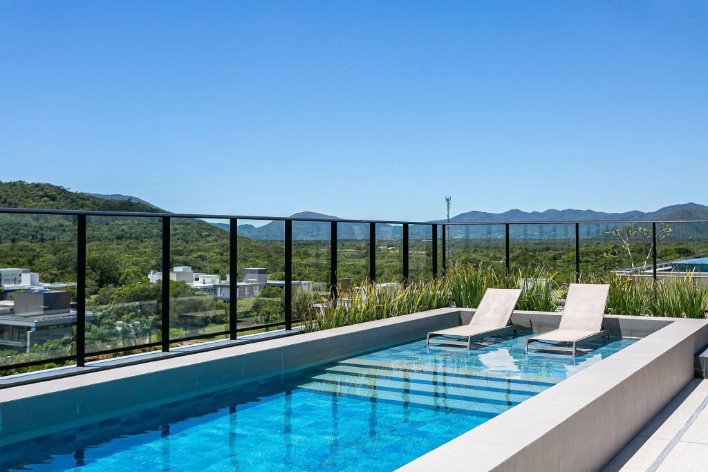 Rooftop Com Piscina Em Jurerê Internacional #ja23