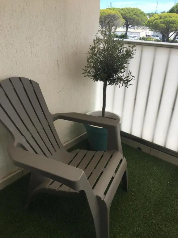 Port Camargue plage sud, Appartement P2 de 35m²