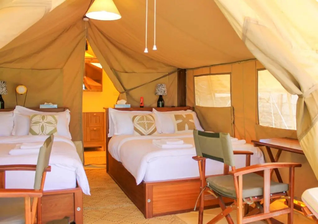 Luxurious tents in Naivasha