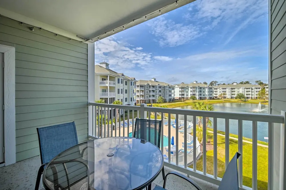 Myrtle Beach Resort Retreat w/ Pool & Pond Views!
