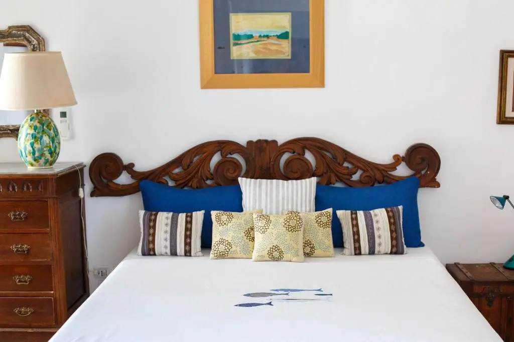 7 bedrooms house with sea view enclosed garden and wifi at Massa Lubrense 2 km away from the beach