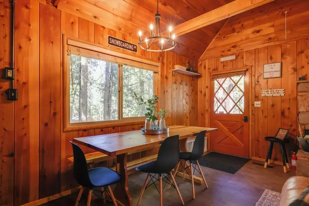 3 Mi to Big Trees State Park: Cabin w/ Scenic Deck
