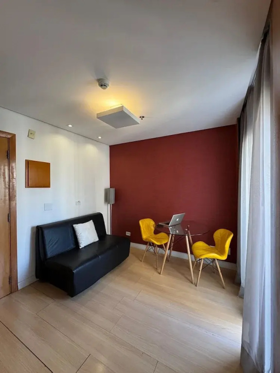 Get a Flat 701-Suíte com Terraço e Parede de Vidro | Ibirapuera jardins