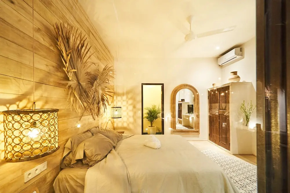 Fabulous 3BR Boho-chic Style, Umalas With Staff