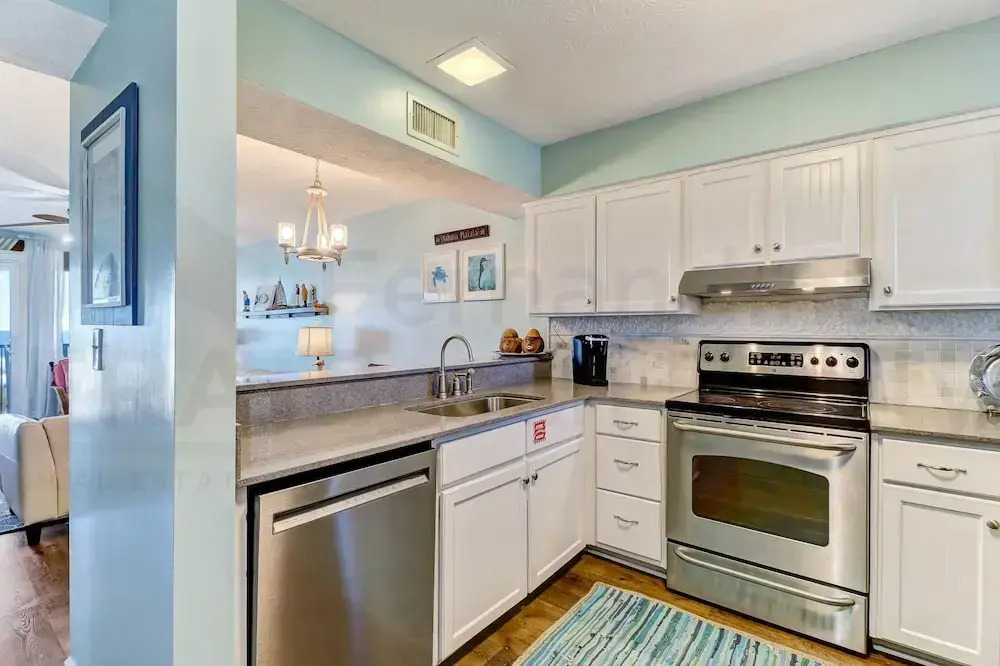 Beach Style Condo Includes Google Mini Home And Beach Access 2 Bedroom Condo by RedAwning