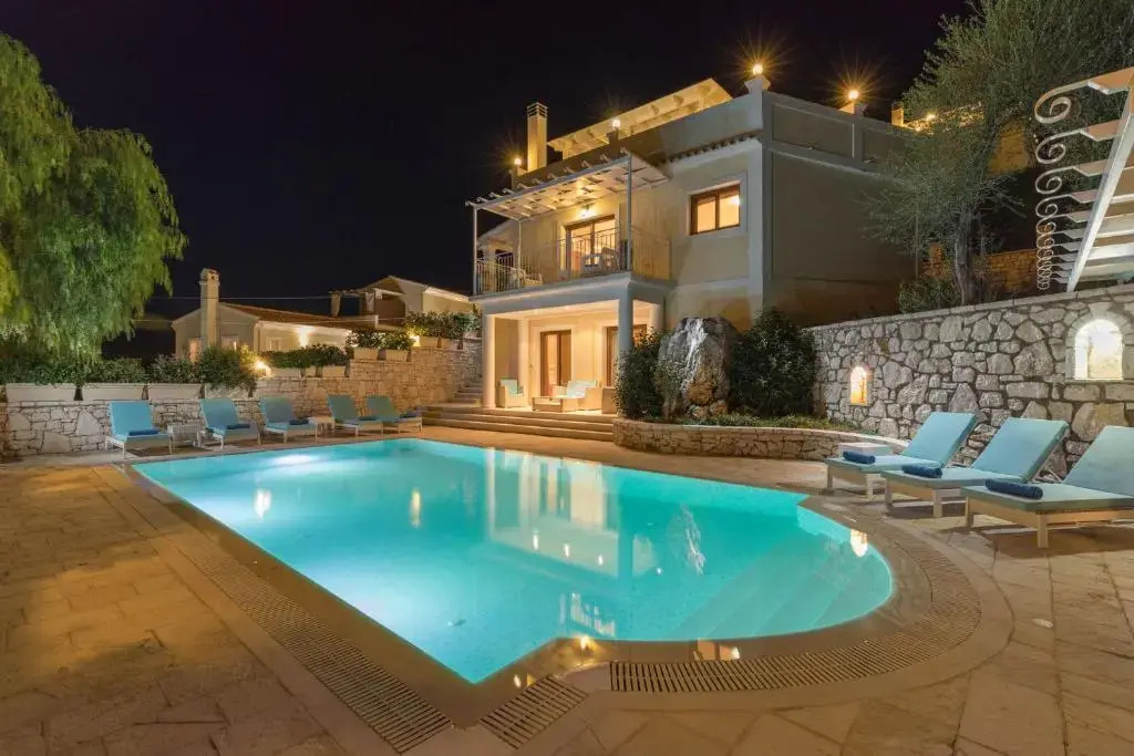 Kassiopi View Villas-Corfu-Villa Eleni,4 bedrooms,large private pool,prime location