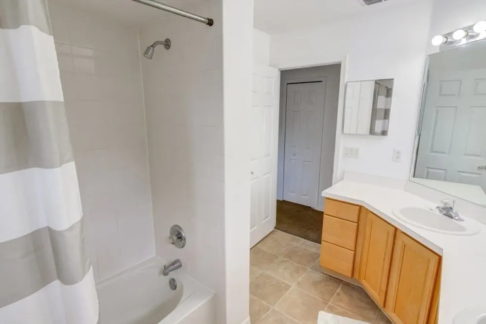 Privacy Pool Area In This Beautiful ! 4 Bedroom Home by RedAwning