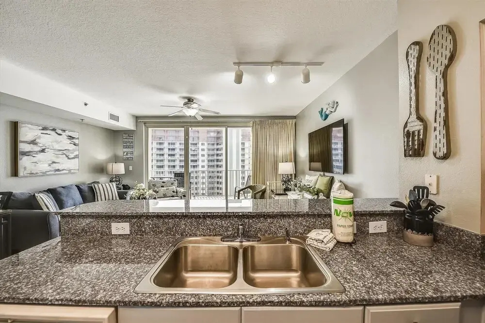 Shores of Panama 1704 - 2 Bedroom + Bunk Room . Updated! Res. Parking 2 Condo by RedAwning