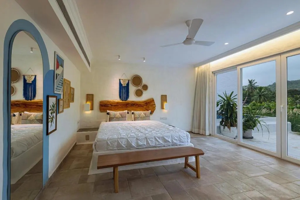 SaffronStays Kairos Athena, Karjat - Greek style pool villa near Camp Max