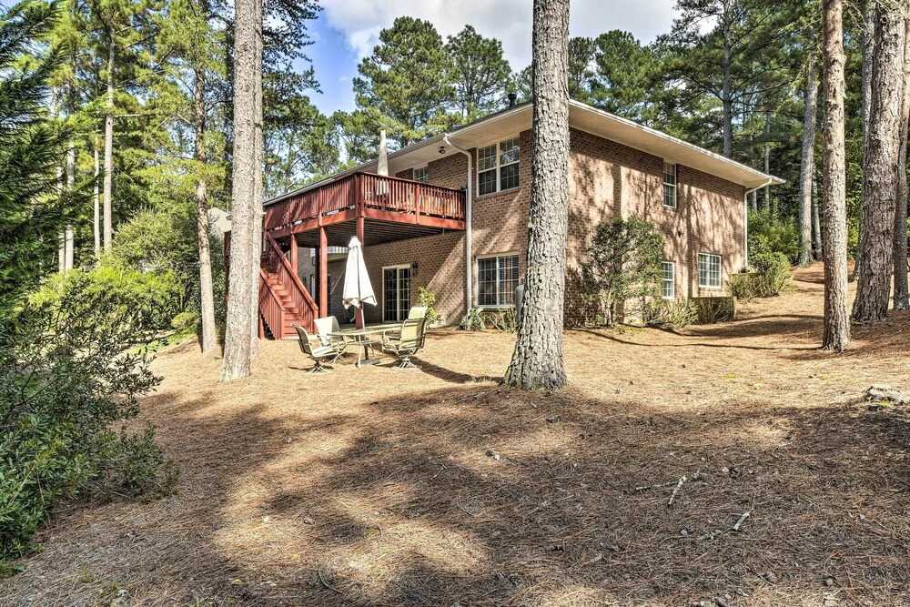 Rustic Pinehurst House w/ Fire Pit & Game Room