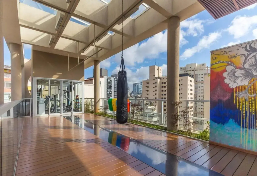 Studio com varanda garden Rua Augusta CD 116 UA