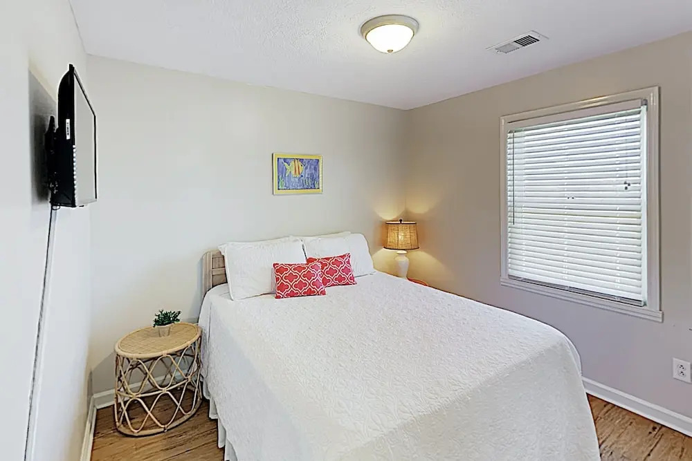 New Listing! Coastal Gem W/ Porch - Steps To Beach 4 Bedroom Home