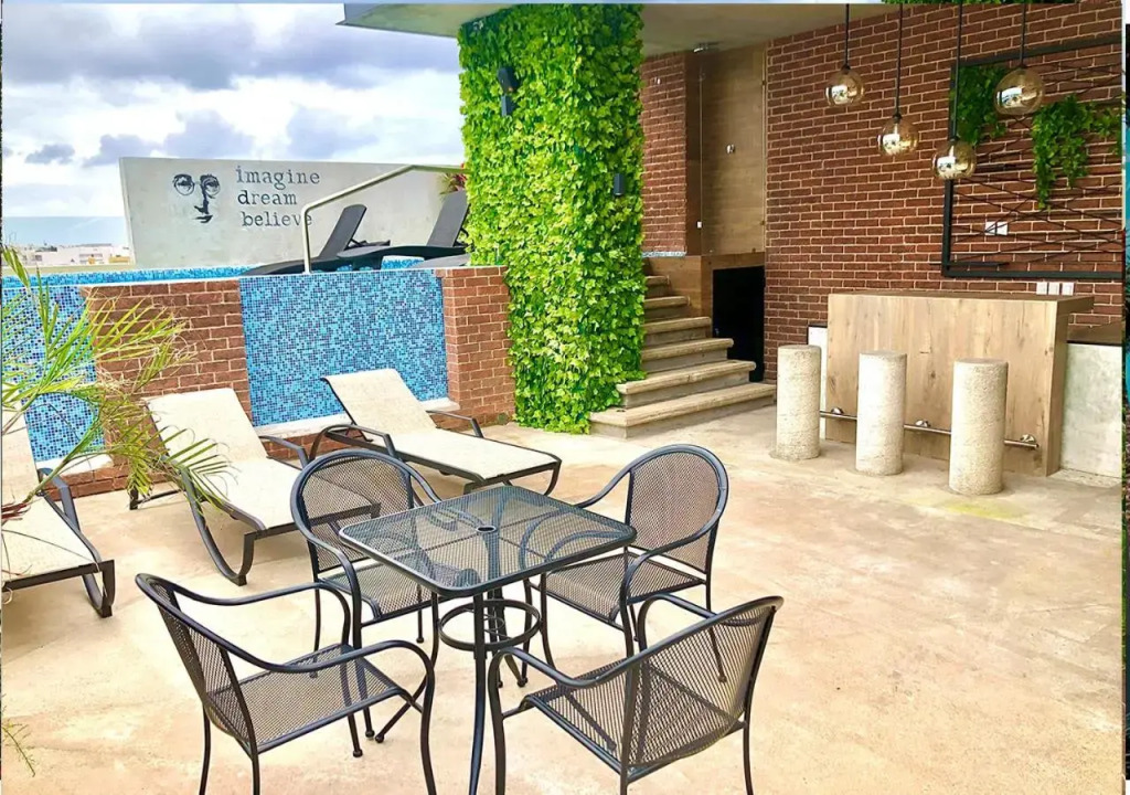 Vintage and Modern Studio con alberca en rooftop Believe B403