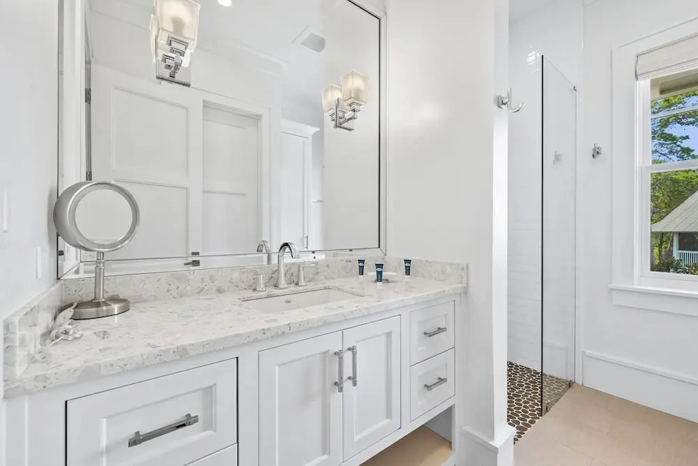 "Stress Free" Golf Cart Pool Exquisite, 6 bedroom, new construction home WaterColor 6 Home by RedAwning