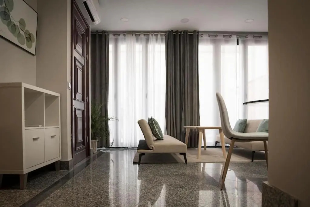 Apartamento en centro histórico con patio romano
