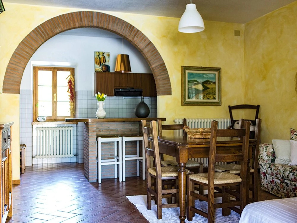 Apartment With one Bedroom in Lisciano Niccone, With Pool Access, Encl