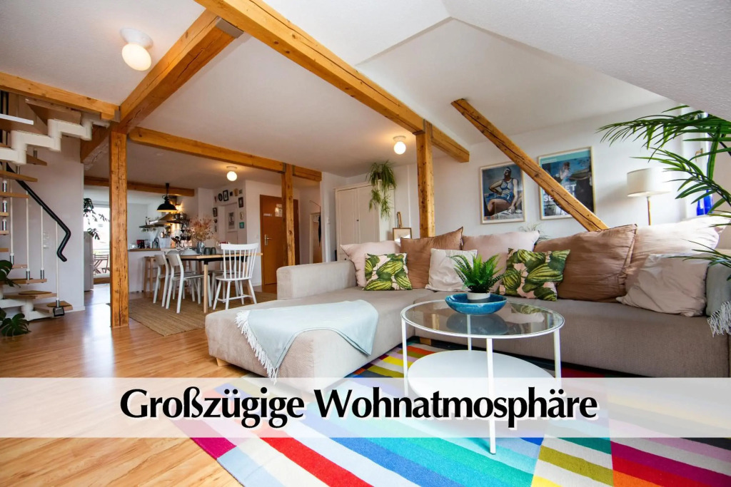 Schickes 80m2 Maisonette-Loft in zentraler Lage Erfurts mit Balkon