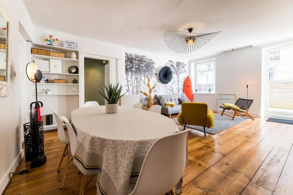 POP KEYWEEK Apt 3 bedrooms with terrace & parking Biarritz city center
