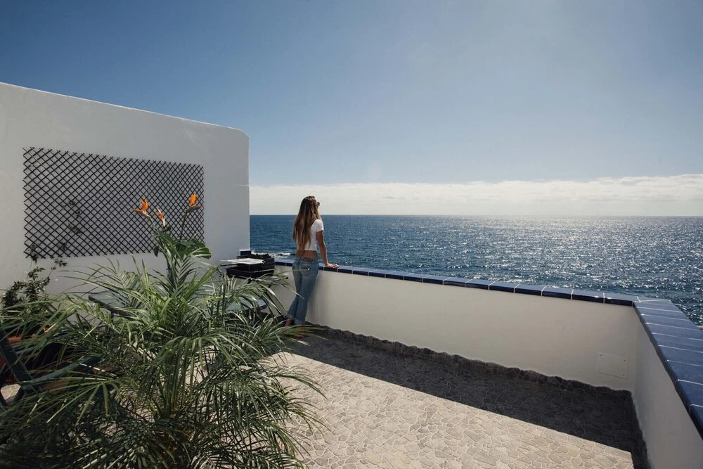 Beautiful House Above The Atlantic Ocean