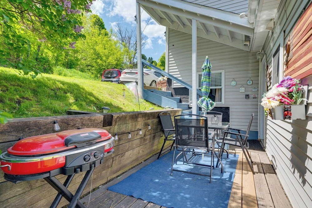 Steps to Crystal Lake: Spacious Retreat w/ Views