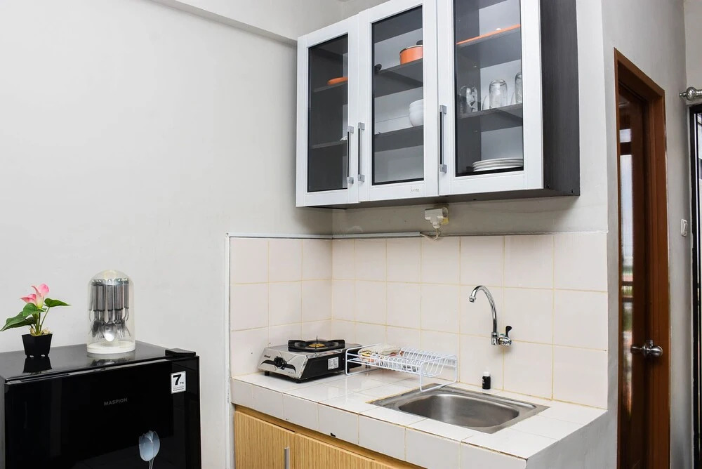 Homey and Modern 2BR at Lagoon Apartment near Shopping Center