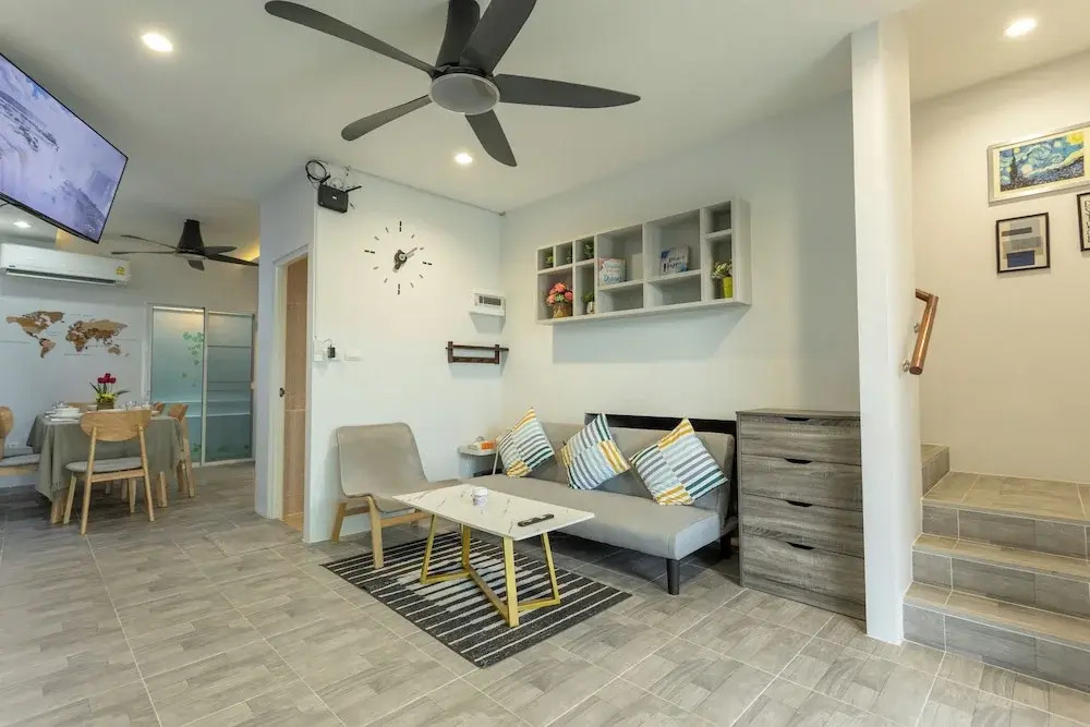 PrivateInDoorPoolBangTao1.2km2Beach v135